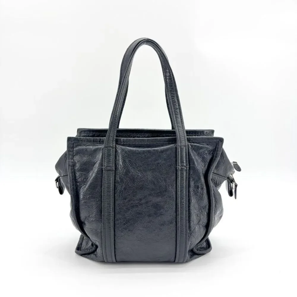 Balenciaga Papier A4 Zip Around Tote Bag Black